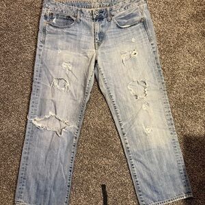 American Eagle Outfitters Light Blue Boyfriend Jeans